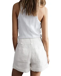 Demi Garment Dyed Linen Shorts