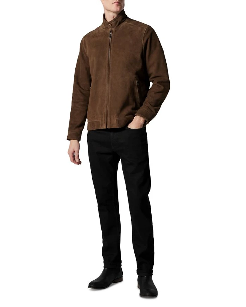 Glen Massey Suede Full Zip Jacket