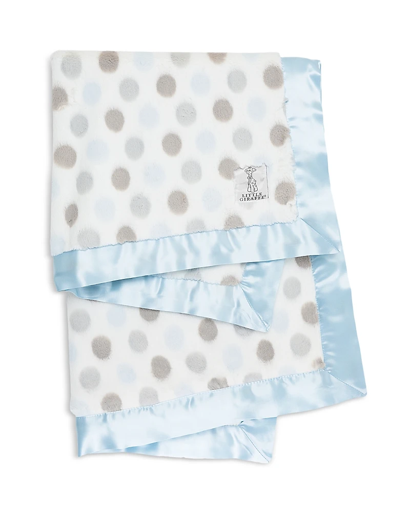 Little Giraffe Luxe Dot Blanket