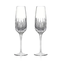 Waterford Lismore Diamond Essence Flute, Set of 2