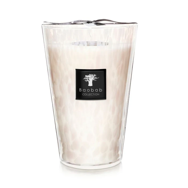 Max 35 White Pearls Candle