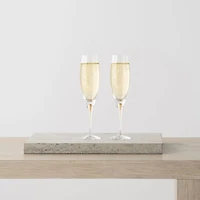 Intermezzo Gold Champagne Glasses, Set of 2