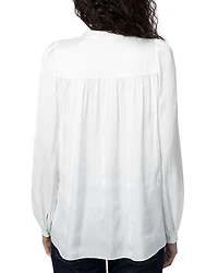 Tchin Satin Blouse