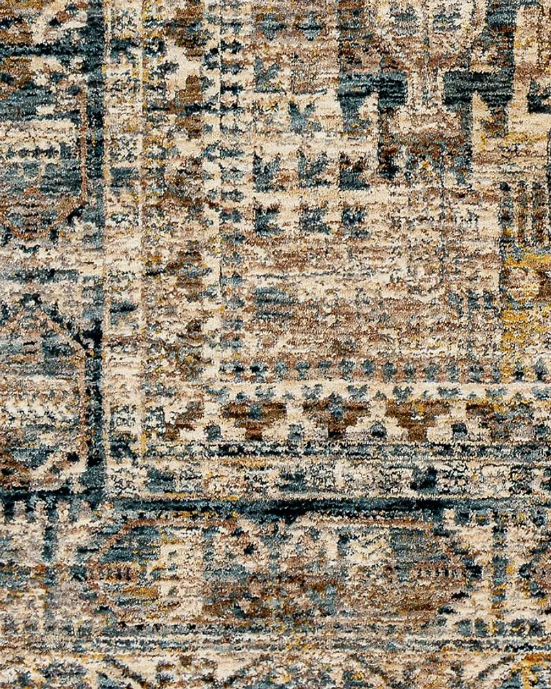 Mirabel MBE-2302 Round Area Rug, 5'3" x 5'3"