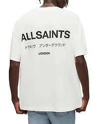Allsaints Underground Organic Cotton Logo Graphic Tee