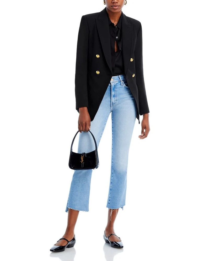 The Insider High Rise Crop Step Fray Bootcut Jeans Limited Edition