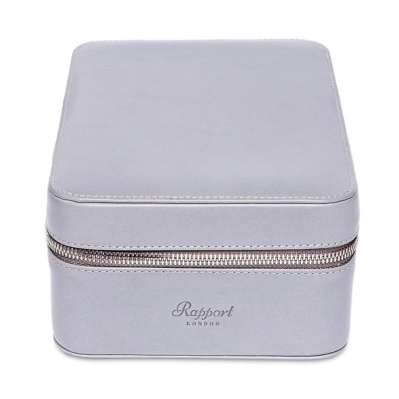 Rapport London Hyde Park Four Watch Leather Zip Case