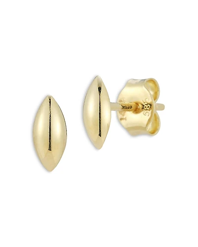 Alberto Amati 14K Yellow Gold Polished Navette Stud Earrings