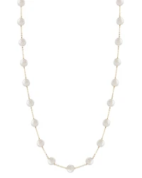 Bloomingdale's Fine Collection Cultured Freshwater Coin Pearl Station Necklace