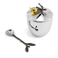 Pomegranate Sugar Pot & Spoon Set