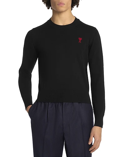 Ami De Coeur Wool Crewneck Sweater
