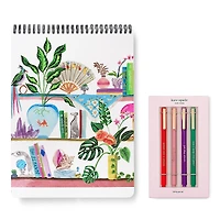 kate spade new york Bookshelf Spiral Notebook and Pen Set