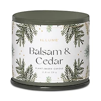 Illume Balsam & Cedar Vanity Tin Candle, 11.8 oz.