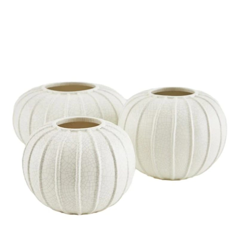 Pompano Vases, Set of 3