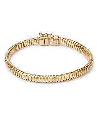 14K Yellow Gold Tubogas Link Bracelet