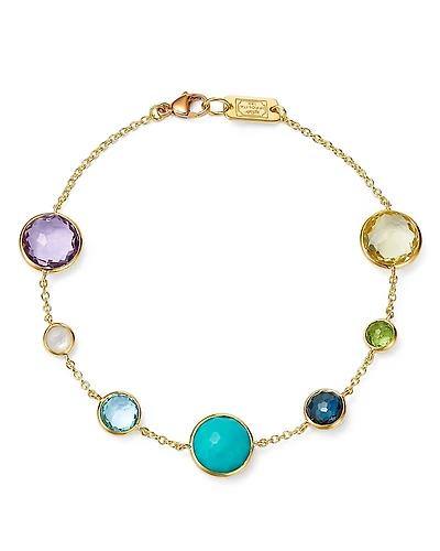 Ippolita 18K Yellow Gold Lollipop 7-Stone Link Bracelet