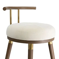 Juniper Velvet Barstool
