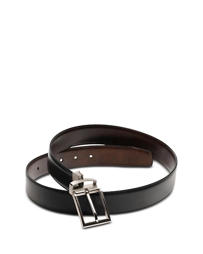 Lados Black & Brown Leather Belt
