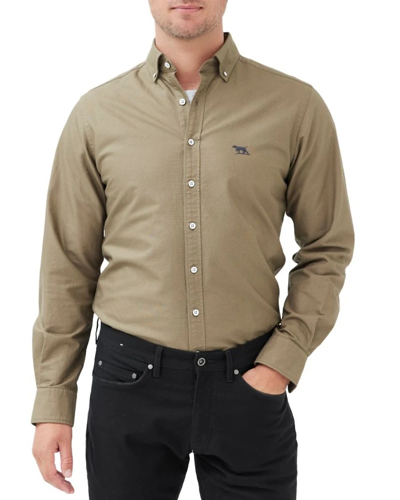 Gunn Oxford Long Sleeve Slim Fit Shirt