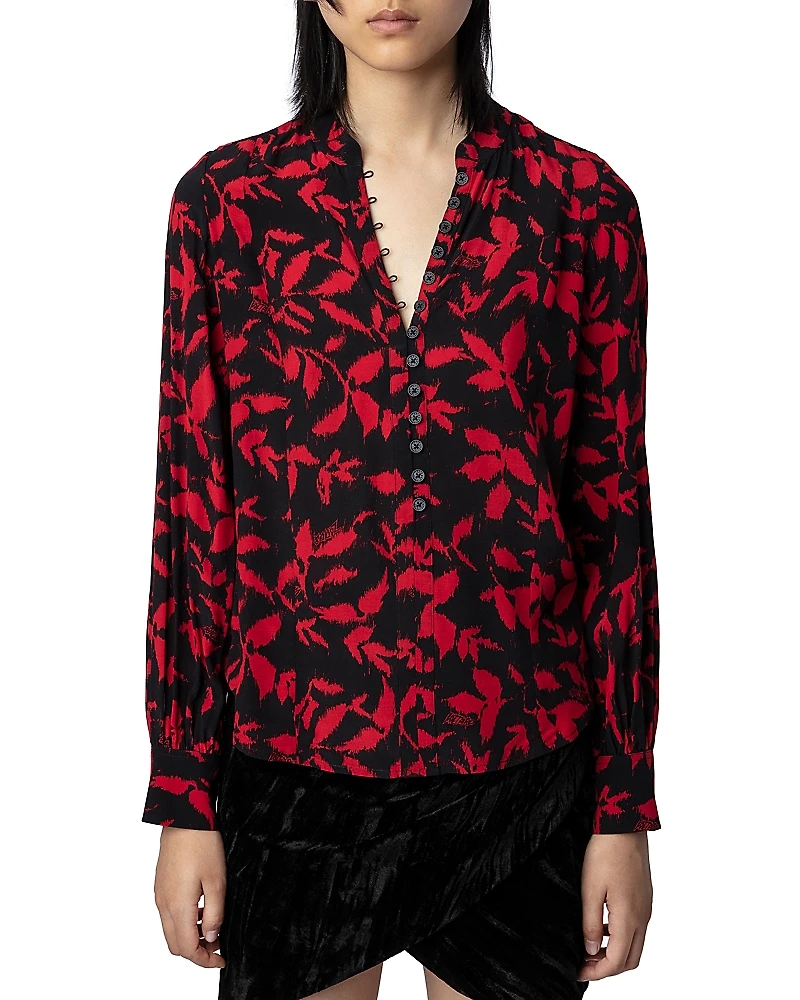 Zadig & Voltaire Twina Button Front Top