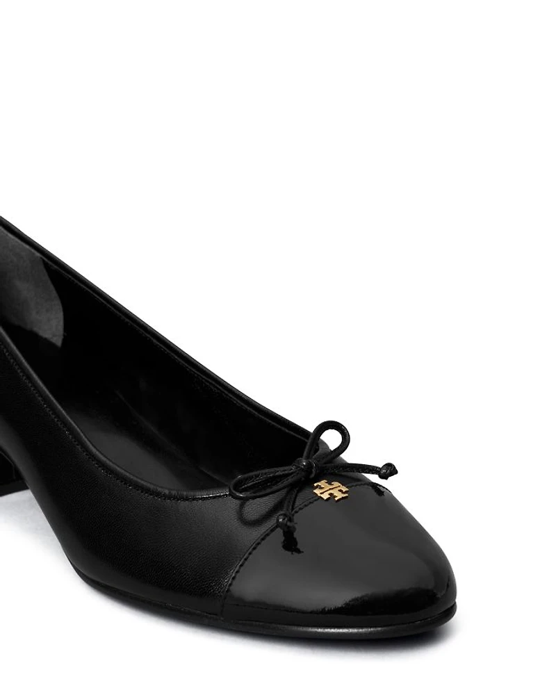 Women's Bow Ballet High Heel Pumps