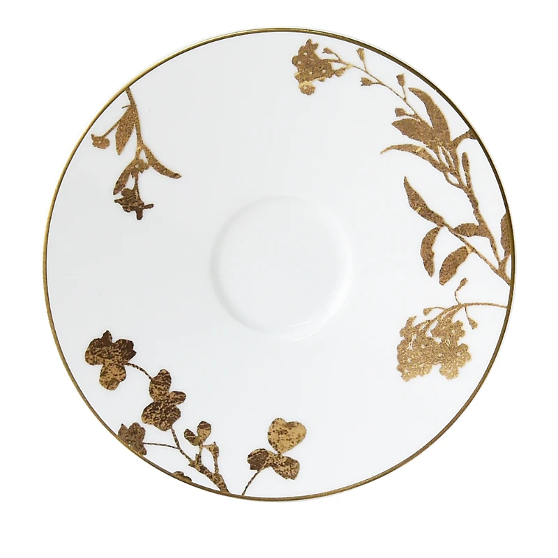 Bernardaud Vegetal Or Espresso Saucer