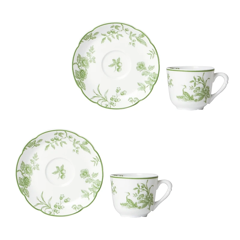 Bernardaud Albertine Espresso Cup & Saucer