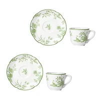 Bernardaud Albertine Espresso Cup & Saucer