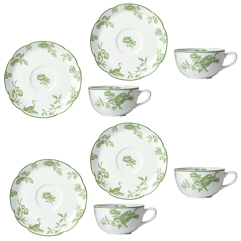 Bernardaud Albertine Tea Cup & Saucer