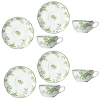Bernardaud Albertine Tea Cup & Saucer