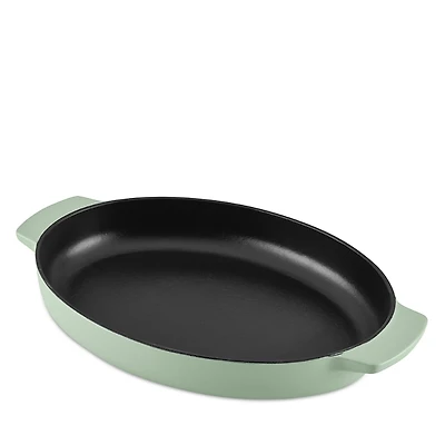 Anolon 2 Qt Oval Cast Iron Roasting Pan