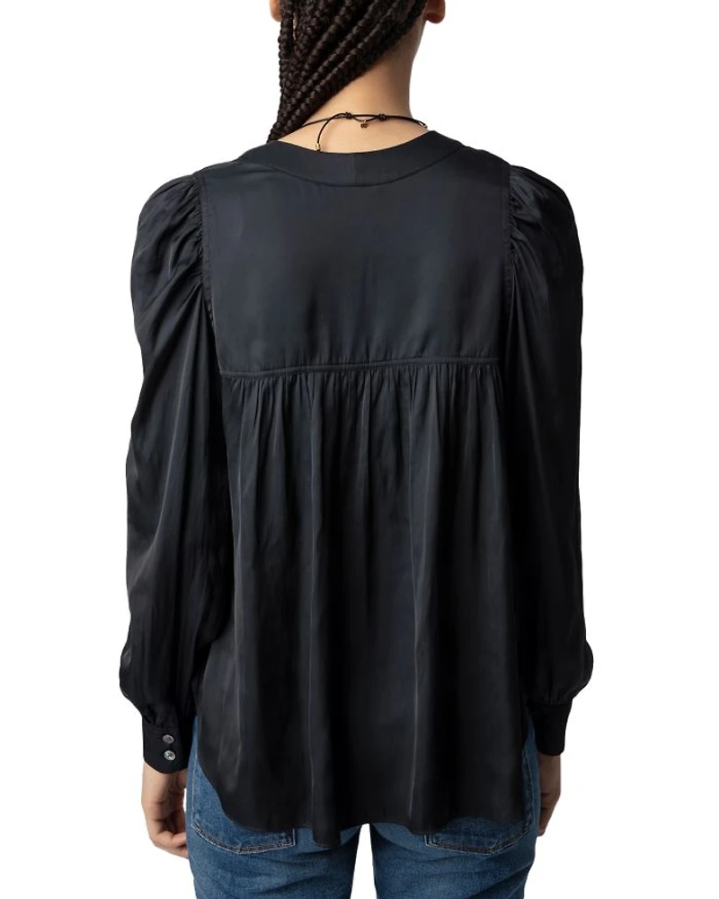 Telia Satin Blouse
