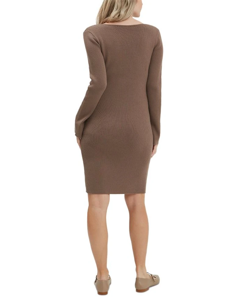 Hudson Ribbed Sweater Dress