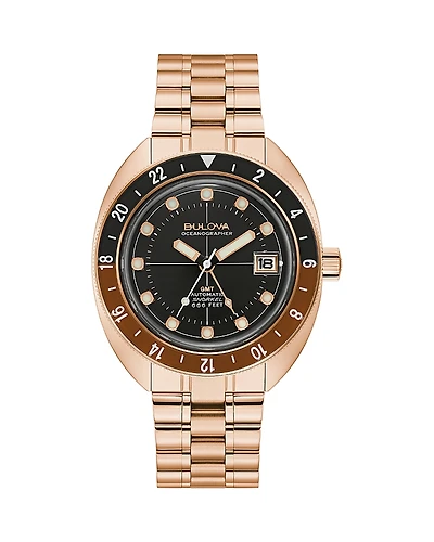Bulova Oceanographer Gmt Watch, 41mm