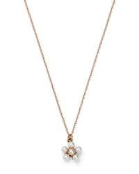 Bloomingdale's Fine Collection Cultured Freshwater Pearl Flower Pendant Necklace
