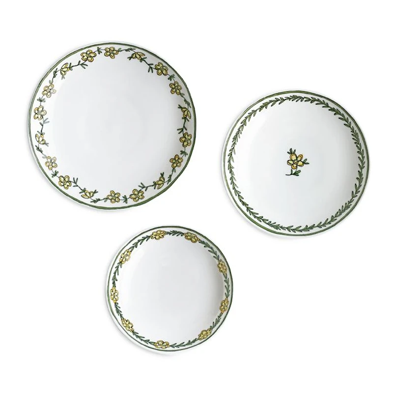 H. Daisy Chain Assorted Canape Dishes, Set of 3