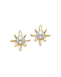 Bloomingdale's Fine Collection Cultured Freshwater Pearl Star Stud Earrings