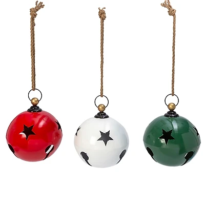 Gerson Company Hanging Jingle Ornament, Set of 3