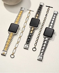 18K Yellow & Sterling Silver Signature Caviar Large Link Toggle Bracelets
