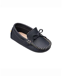 Contrasting Stitching Driver Loafer - Little Kid