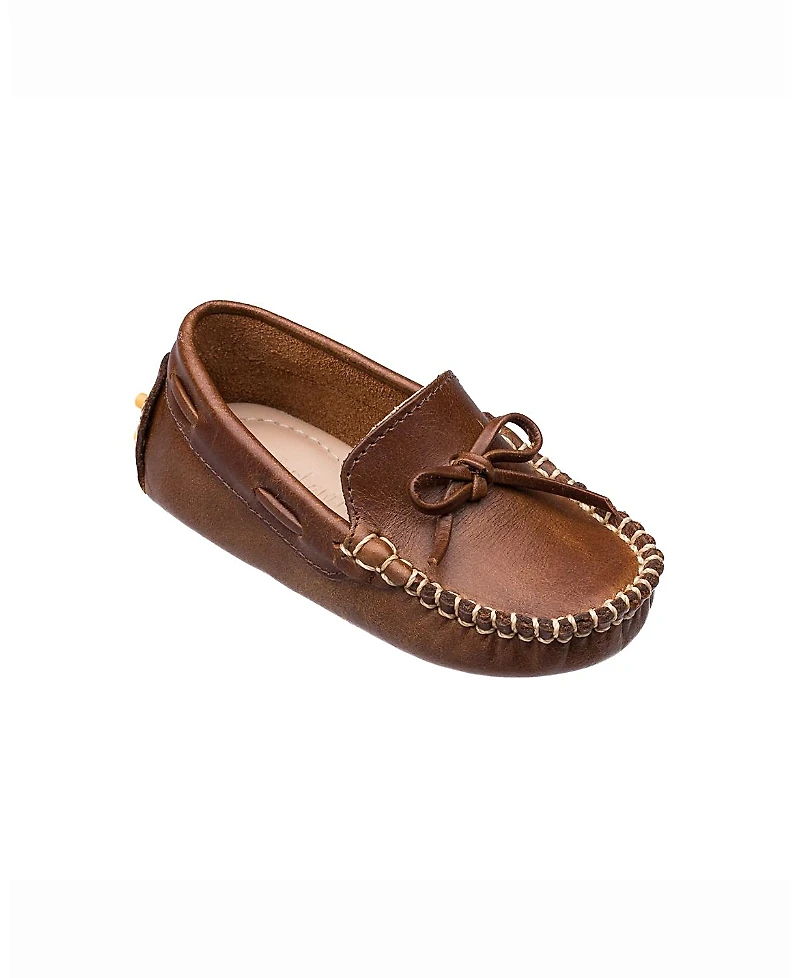 Elephantito Contrasting Stitching Driver Loafer