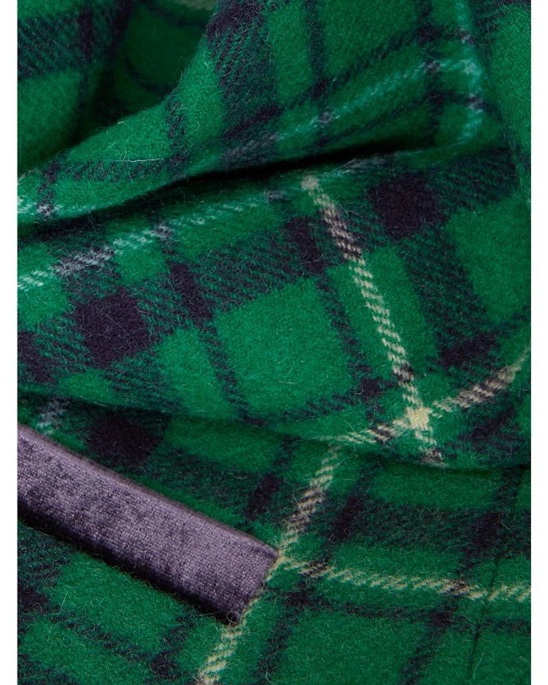 Margot Plaid Wool Sheath Dress