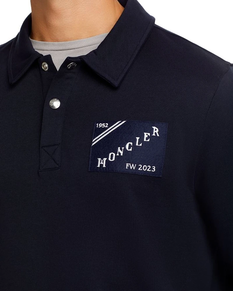 Polo Collar Sweatshirt