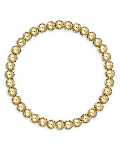 14K Yellow Gold Bead Bracelet