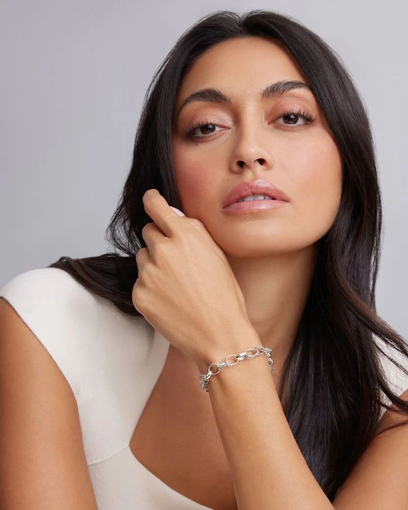 Sterling Silver Links Bracelet