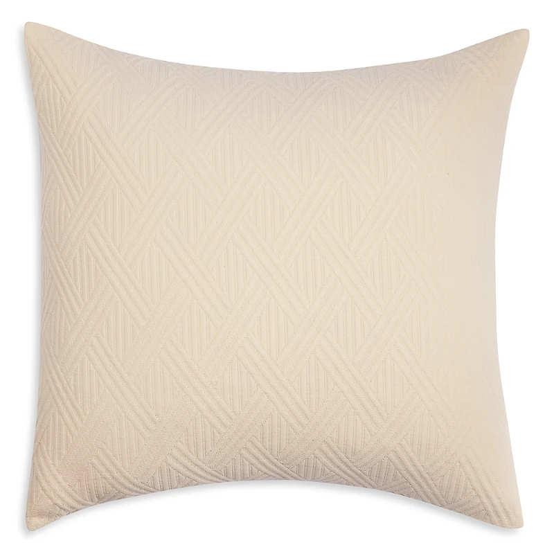 Frette Cotton Geometrics Decorative Cushion