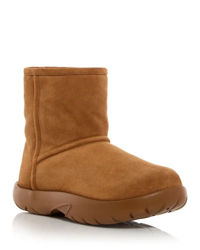 Men's Snap Shearling Boots