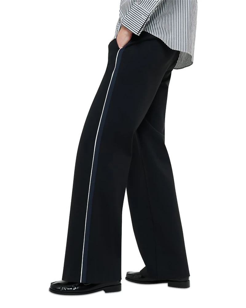 Edie Striped Straight Leg Pants