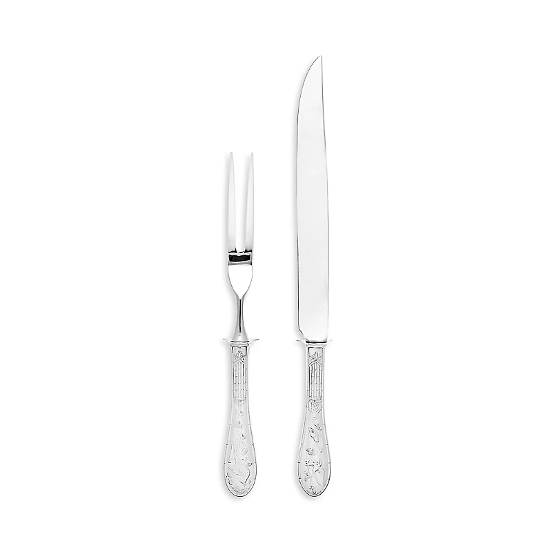 Ricci Argentieri 2 Pc Bird Stainless Steel Carving Set