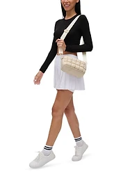Quilted Medium Nylon Crossbody